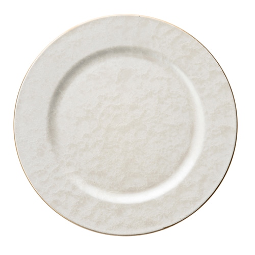 福井クラフト 耐熱18cm丸プレート ホワイトアクア 74011220 1個（ご注文単位1個）【直送品】