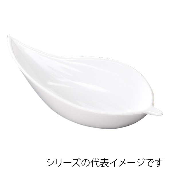 福井クラフト 小鉢13cm笹小付　小 ホワイト 30000710 1個（ご注文単位1個）【直送品】