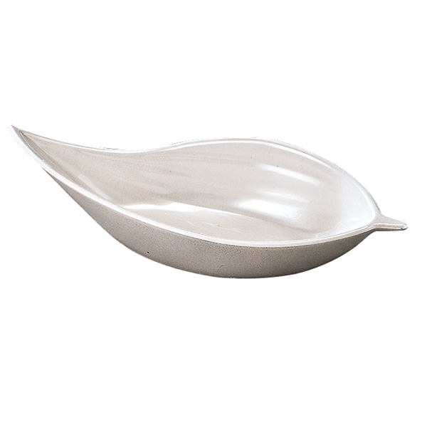 福井クラフト 小鉢15cm笹小付　大 シルバー 30000850 1個（ご注文単位1個）【直送品】