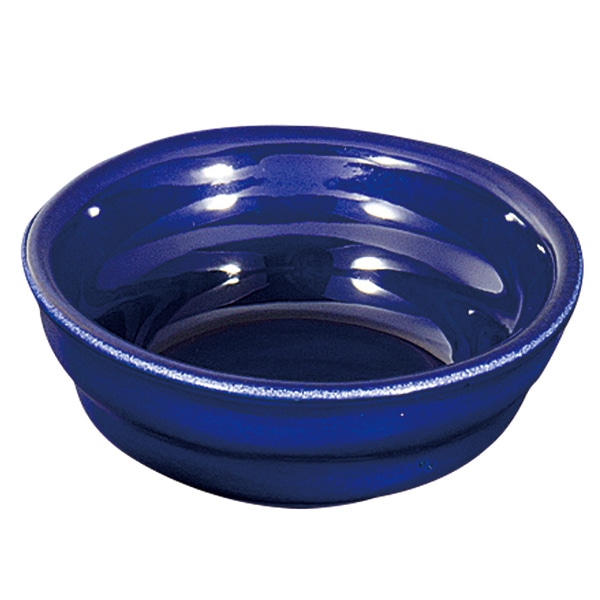 福井クラフト φ95陶器調丸小鉢 ルリ 30003180 1個（ご注文単位1個）【直送品】