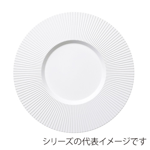 福井クラフト 28cmタービンプレート 内ホワイトアクア／裏白塗　汚染防止クリヤ 75020260 1個（ご注文単位1個）【直送品】