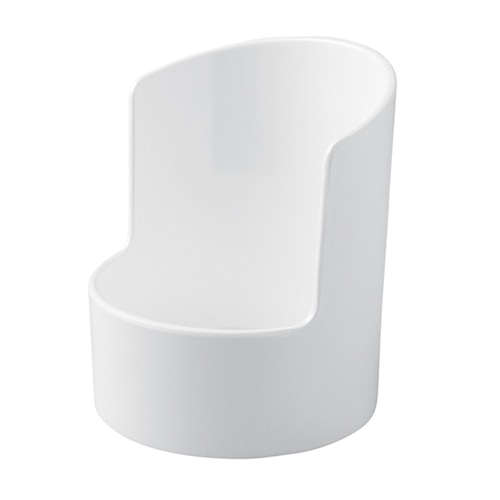 福井クラフト メラミン製　トング立て　11.7cm ホワイト 26020110 1個（ご注文単位1個）【直送品】