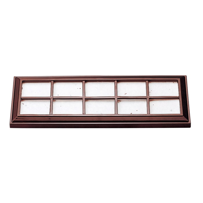 福井クラフト 源氏長手弁当　障子蓋 ワインパール　内黒 24024129 1個（ご注文単位1個）【直送品】