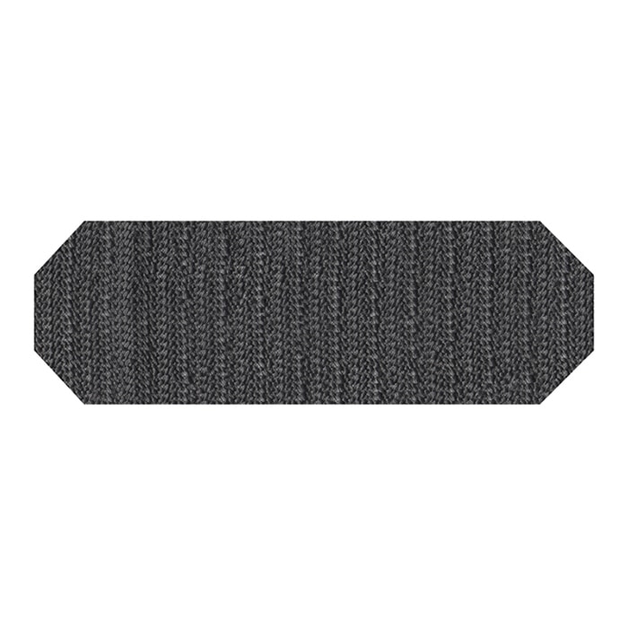 福井クラフト 亀甲長手弁当用SLマット 黒 21032826 1枚（ご注文単位1枚）【直送品】