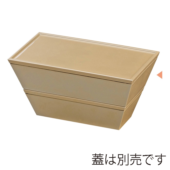 福井クラフト 三鈴弁当　二段セット　大　親 銀　内黒 21004645 1個（ご注文単位1個）【直送品】