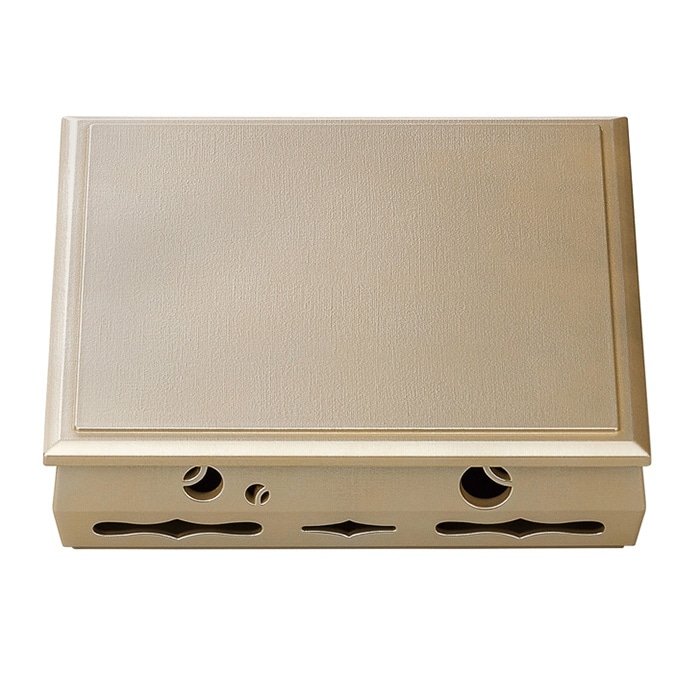 福井クラフト 8.5寸つぼつぼ松花堂 蓋親 内外銀 24024060 1個(ご注文単位1個)【直送品】