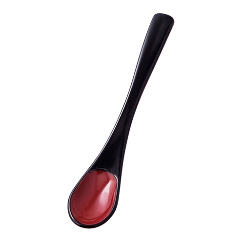 福井クラフト ABS樹脂 ベビースプーン 黒内朱塗 30012390 1個(ご注文単位1個)【直送品】