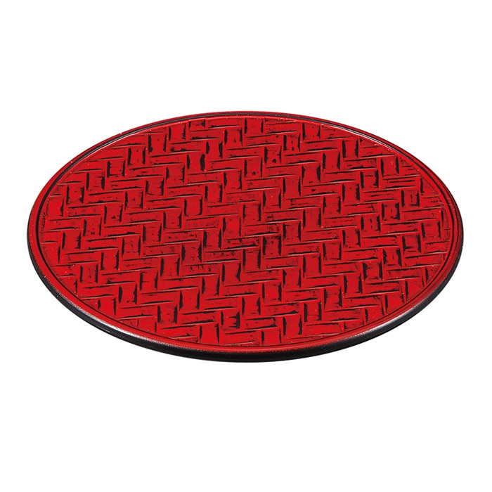 福井クラフト 網代コースター 根来／グリーン 80603230 1個（ご注文単位1個）【直送品】