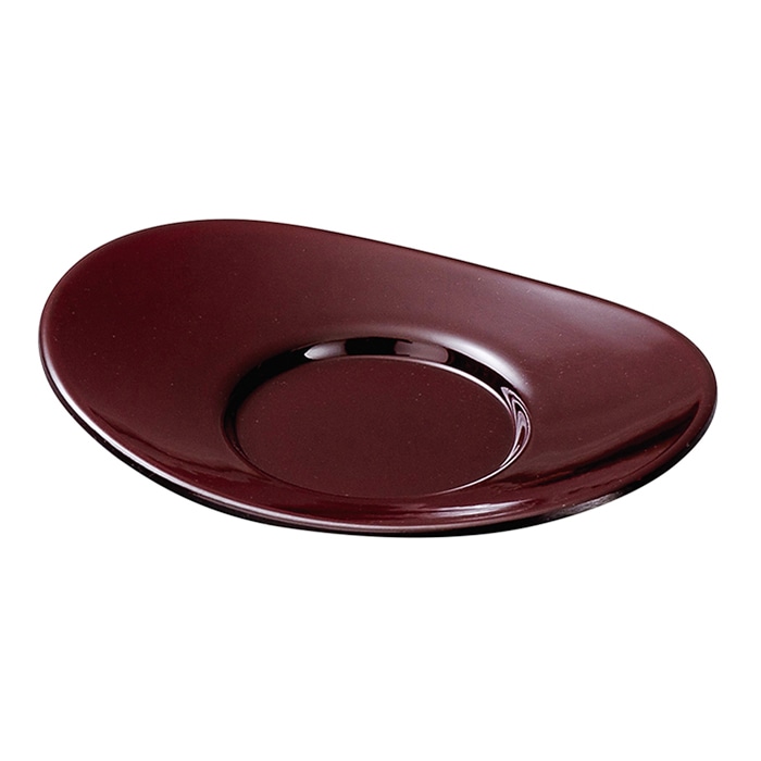 福井クラフト 3.6寸小判茶托 新溜 81015550 1個(ご注文単位1個)【直送品】