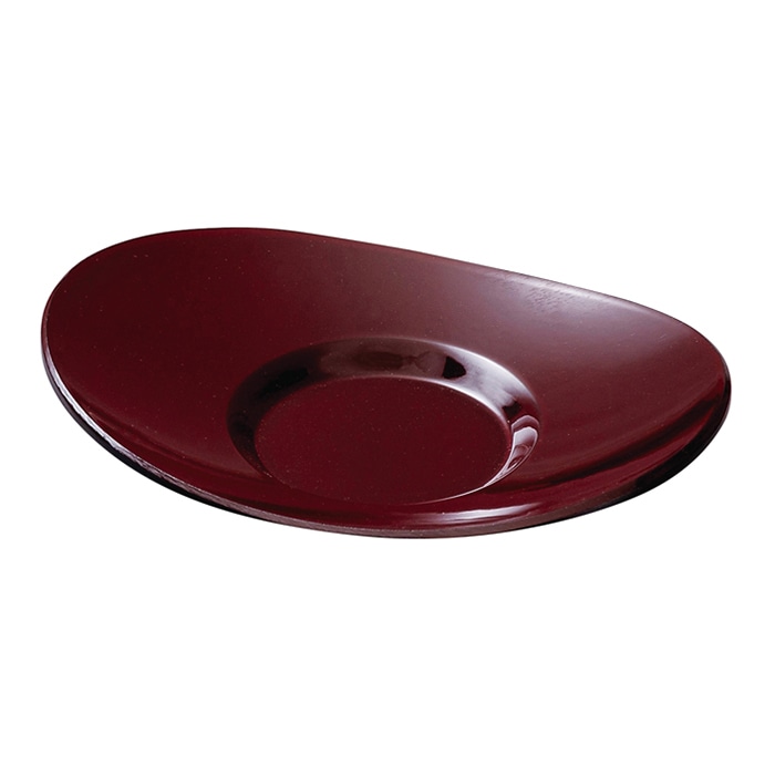 福井クラフト 4.5寸小判茶托 新溜 81015570 1個（ご注文単位1個）【直送品】