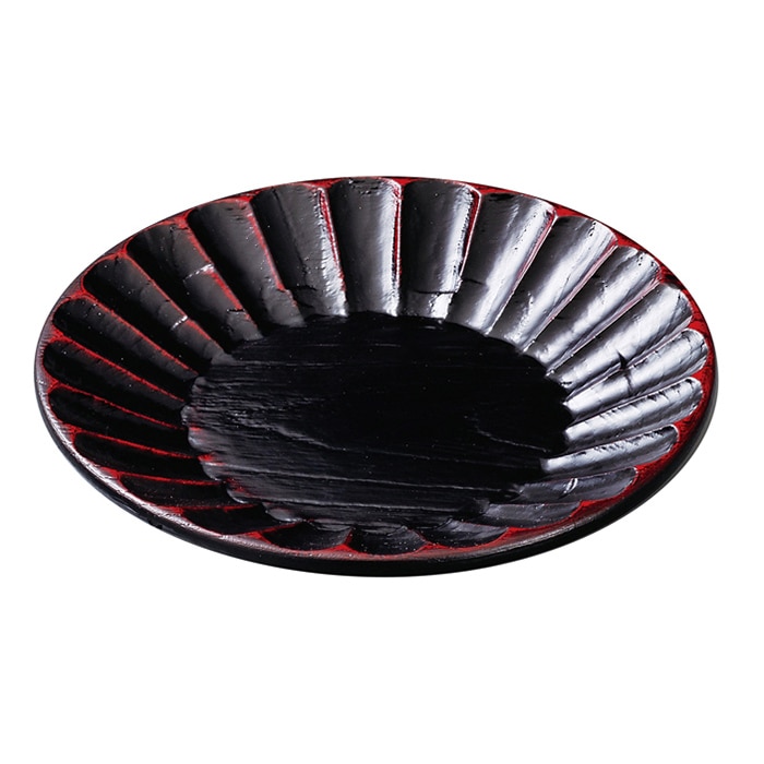 福井クラフト 銘々皿・菓子皿　4.5寸菊ノミ彫 曙 81015910 1個（ご注文単位1個）【直送品】