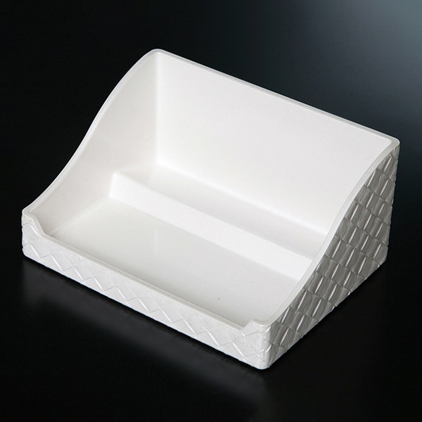 福井クラフト 竹網代 アメニティBOX ホワイトパール 81014420 1個(ご注文単位1個)【直送品】