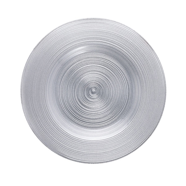 福井クラフト 盛皿　トライタンリムプレート　28cm 銀パール 90052880 1個（ご注文単位1個）【直送品】