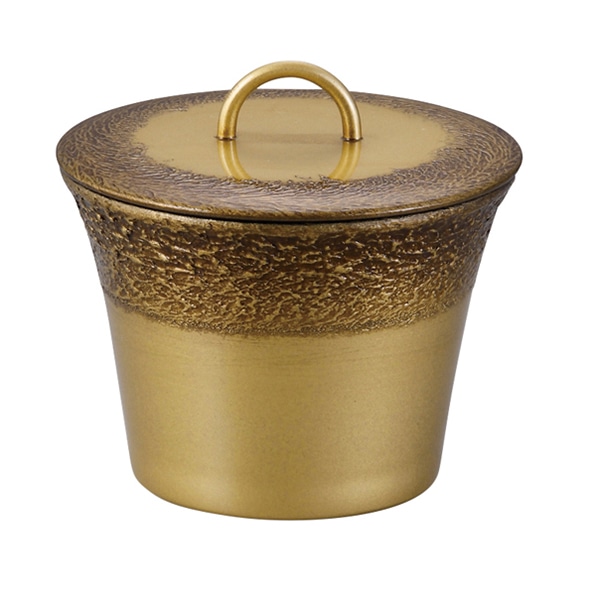 福井クラフト 耐熱リング無地椀　蓋親セット 絞り墨入れ金　内黒 33502470 1個（ご注文単位1個）【直送品】