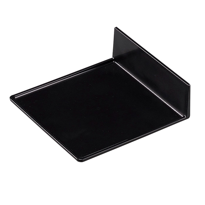 福井クラフト 8.5寸 1/2松花堂L型仕切 12cm 黒塗 23213220 1個(ご注文単位1個)【直送品】