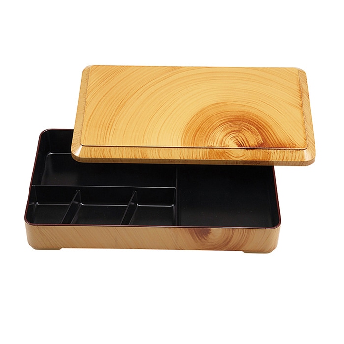 福井クラフト 尺0寸戦国長手弁当 蓋親 固定仕切 香林 内黒 23213520 1個(ご注文単位1個)【直送品】