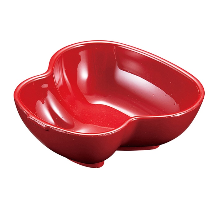 福井クラフト 松花堂用パーツ ひょうたん小付 赤二度塗り 23213800 1個(ご注文単位1個)【直送品】