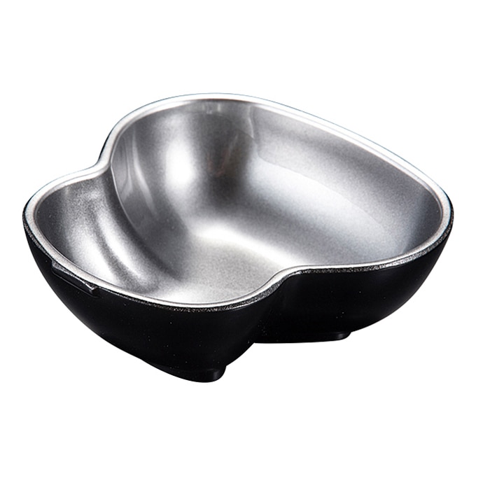 福井クラフト 松花堂用パーツ ひょうたん小付 銀透き外黒 23213820 1個(ご注文単位1個)【直送品】