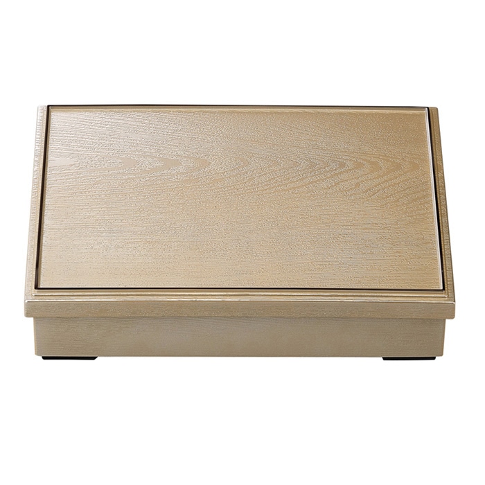 福井クラフト 尺1寸木目松花堂 蓋親 銀天溜 内黒 23214900 1個(ご注文単位1個)【直送品】