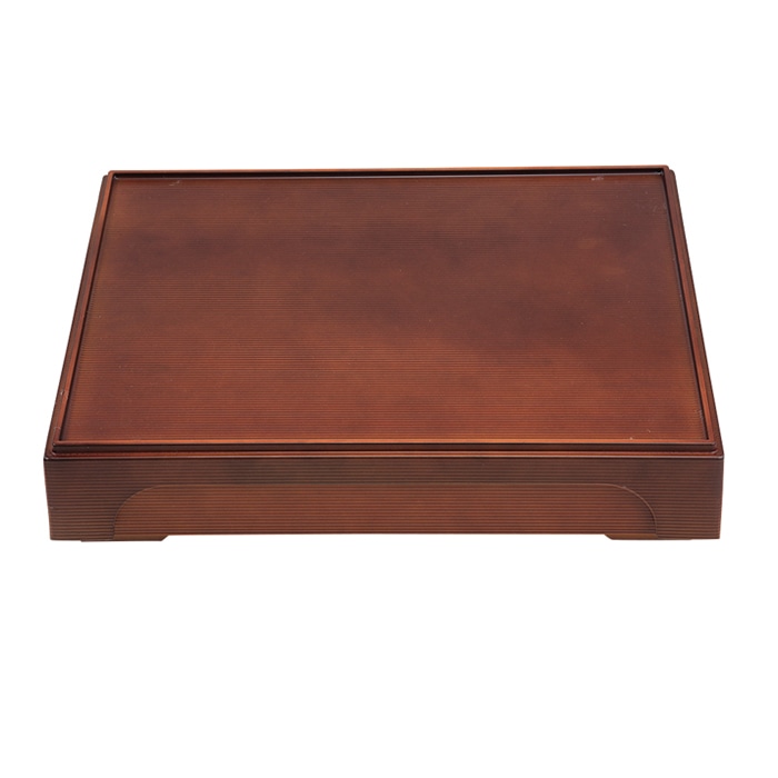 福井クラフト 尺1寸千筋松花堂 蓋親 ブラウン 内黒 23214970 1個(ご注文単位1個)【直送品】