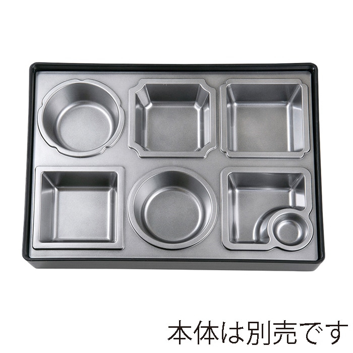 福井クラフト 尺2寸長手弁当用 N仕切 銀透き 23215120 1個(ご注文単位1個)【直送品】