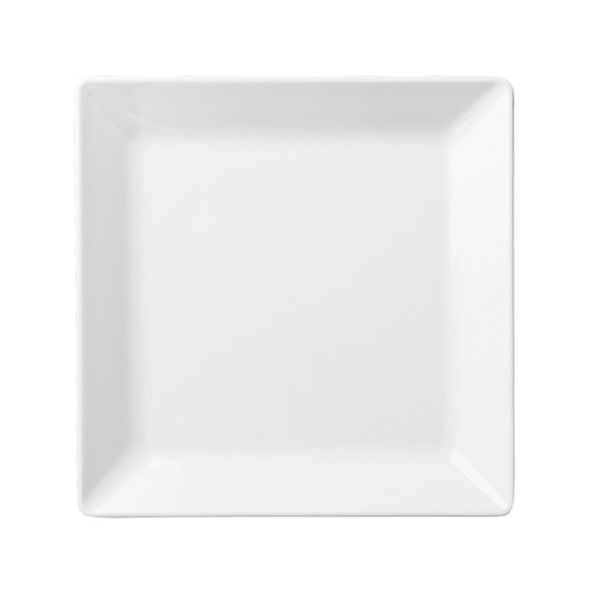 福井クラフト メラミン製　角皿　25cm ホワイト 26020260 1個（ご注文単位1個）【直送品】