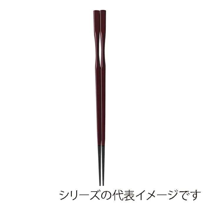 福井クラフト 杵型多久島箸　19.0cm チーク 30011383 1組（ご注文単位10組）【直送品】
