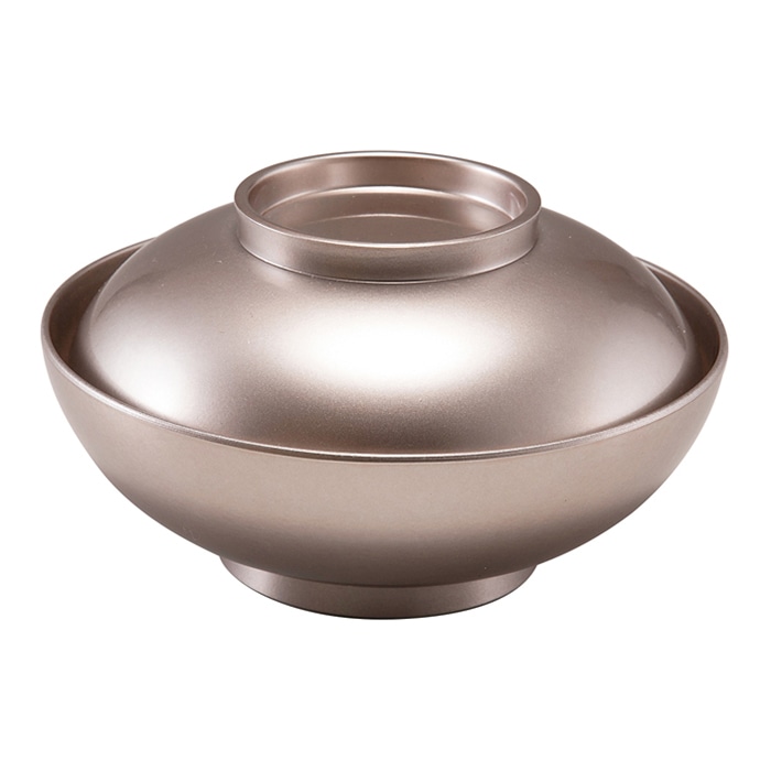 福井クラフト 仙才煮物椀　　4.5寸　蓋親セット 総銀透き 33710940 1個（ご注文単位1個）【直送品】