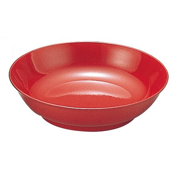 福井クラフト 八十椀　4.2寸　木皿 朱2度塗 35051160 1個（ご注文単位1個）【直送品】