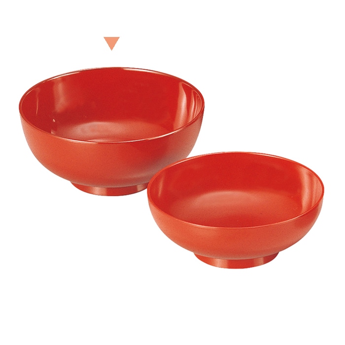 福井クラフト 入子椀　3.7寸　入子椀 朱2度塗 35051210 1個（ご注文単位1個）【直送品】