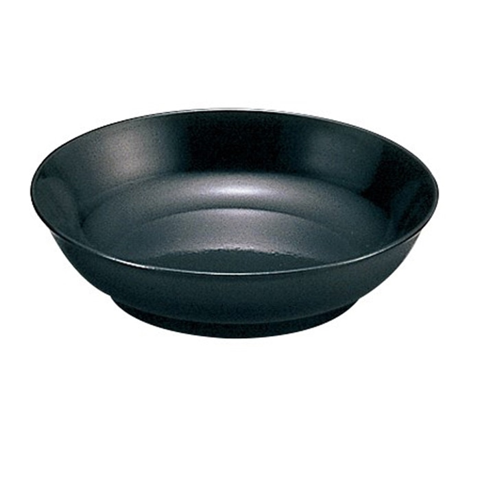 福井クラフト 八十椀　4.2寸　木皿 黒2度塗 35051290 1個（ご注文単位1個）【直送品】