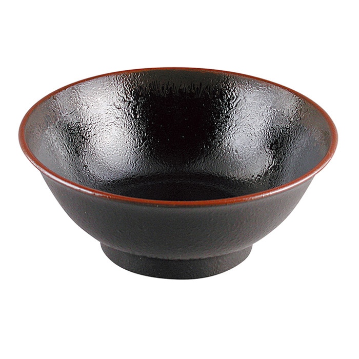 福井クラフト 耐熱鉢　6寸　ラーメン丼 天目 40421830 1個（ご注文単位1個）【直送品】