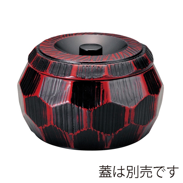 福井クラフト 丼物 はつり亀甲丼 親 曙塗 内黒 41000172 1個(ご注文単位1個)【直送品】