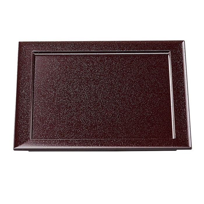 福井クラフト 盛込皿　8.5寸炉縁前菜盛皿 新溜クリヤータタキ 41320330 1個（ご注文単位1個）【直送品】