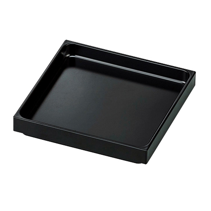 福井クラフト マルチプレート　11.6cm角 黒艶消 41320510 1個（ご注文単位1個）【直送品】