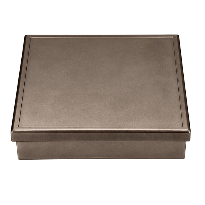 福井クラフト 8.5寸縁取松花堂　蓋親　仕切別 ブロンズメタル内黒 41322570 1個（ご注文単位1個）【直送品】