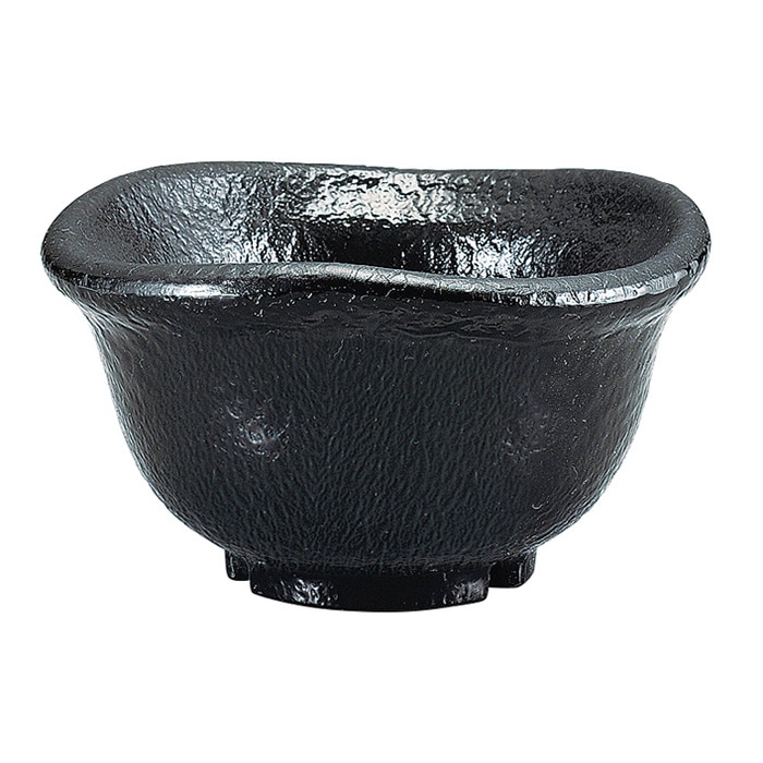 福井クラフト 三つ足小鉢 ゆず天目黒 51272191 1個（ご注文単位1個）【直送品】