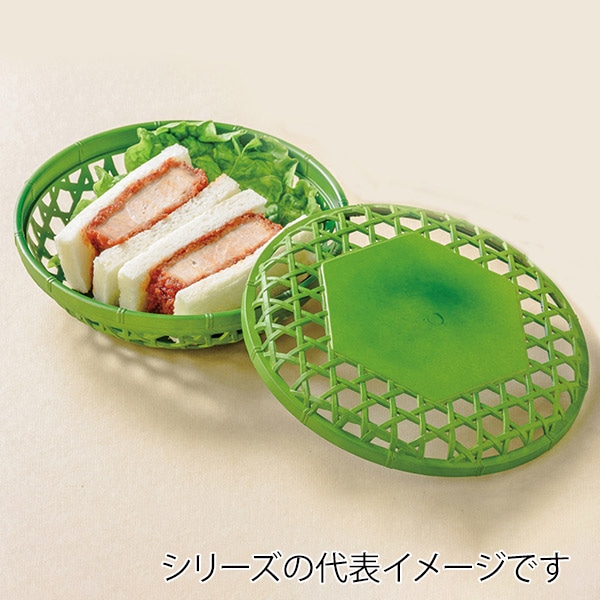 福井クラフト 竹盛篭　3.5寸かごめ　蓋親 若竹 51300016 1個（ご注文単位1個）【直送品】