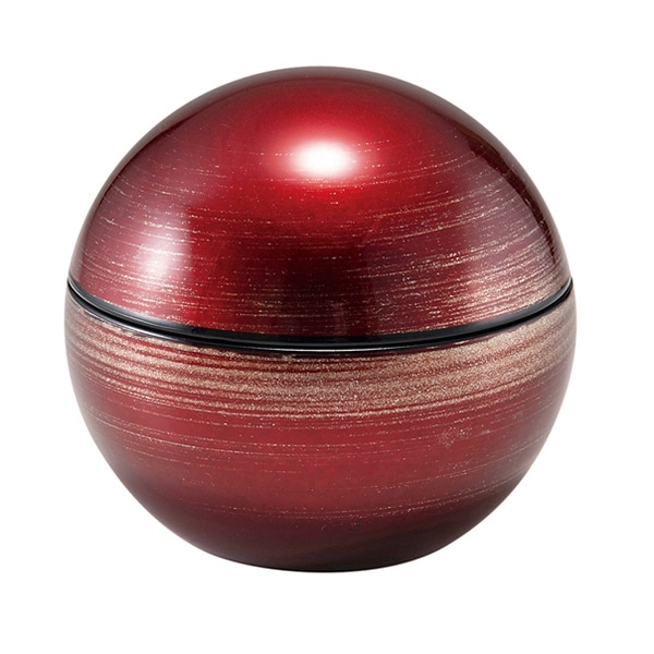 福井クラフト 耐熱小吸椀　まんまる椀　蓋親セット ワイン銀カスリ　内黒 51365130 1個（ご注文単位1個）【直送品】