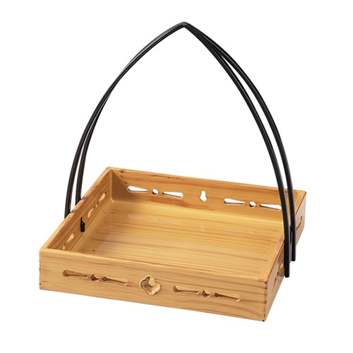 福井クラフト 手提盛器　5.5寸京すかし手提盛器 クリーム刷毛目 55203860 1個（ご注文単位1個）【直送品】