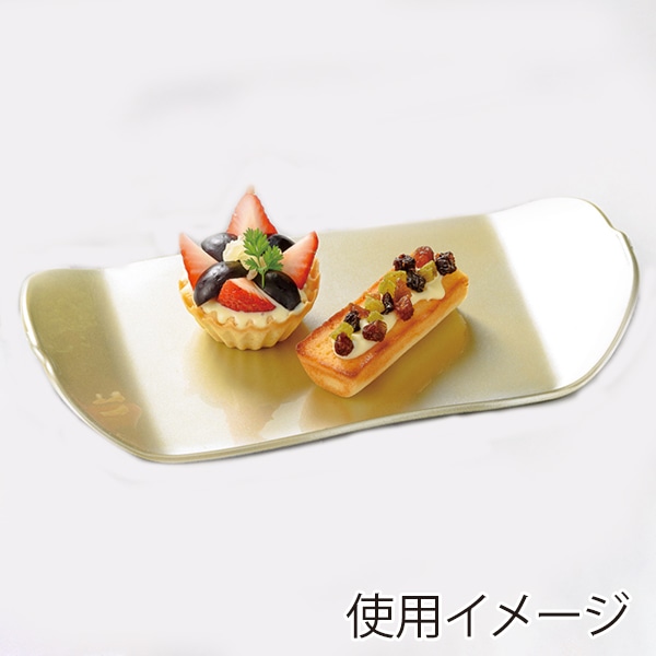 福井クラフト 盛器　おむすび皿 黄金銀彩 55203990 1個（ご注文単位1個）【直送品】