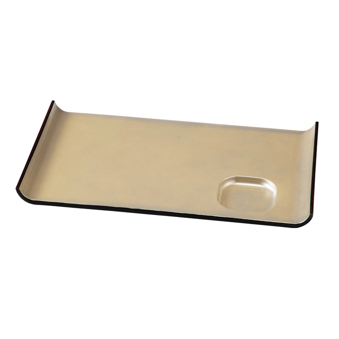 福井クラフト 9.2寸タレ長角盛皿 黄金銀彩天べっ甲 55204035 1個（ご注文単位1個）【直送品】