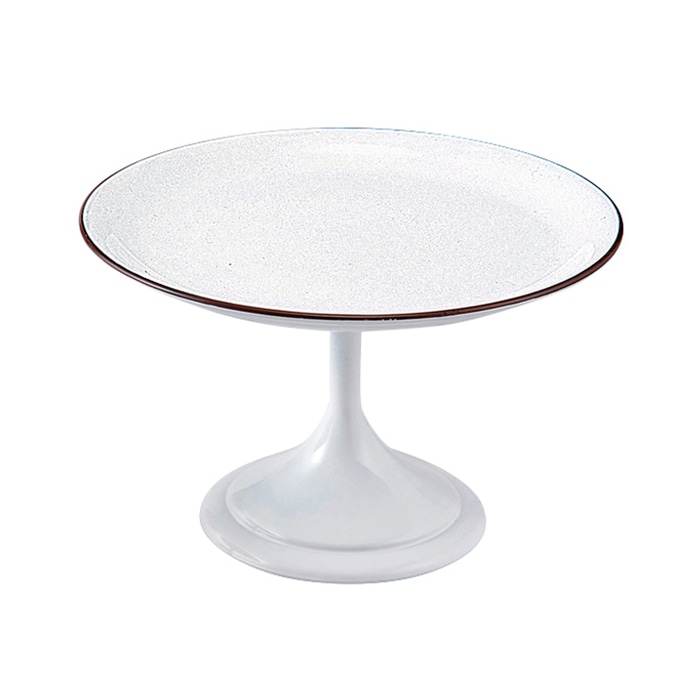 福井クラフト 5.5寸高月盛皿 白パール天べっ甲 55204328 1個（ご注文単位1個）【直送品】