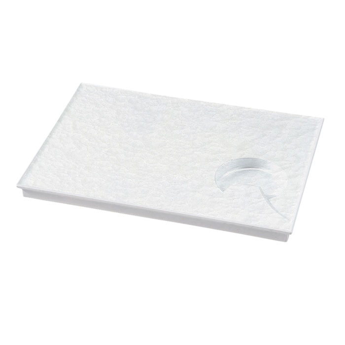 福井クラフト 盛込箱　耐熱月山プレート ホワイトアクア 83310170 1個（ご注文単位1個）【直送品】