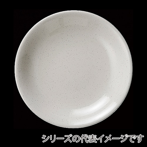 福井クラフト メラミン盛皿　24cm　満月皿鉢 粉引 83361050 1個（ご注文単位1個）【直送品】