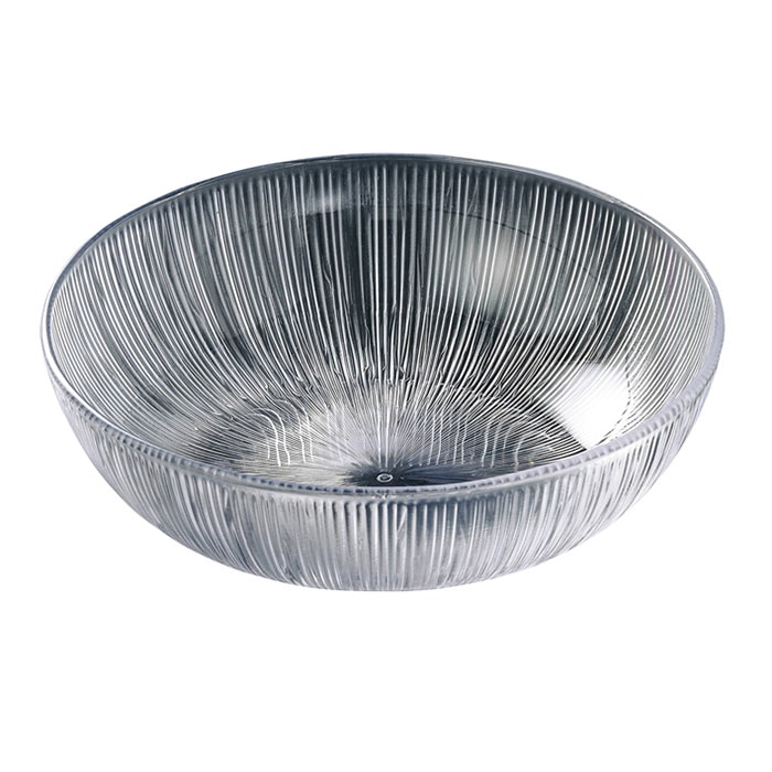 福井クラフト 盛皿　トライタン　スコールカット丸鉢　33cm 内クリヤー加工 88014410 1個（ご注文単位1個）【直送品】