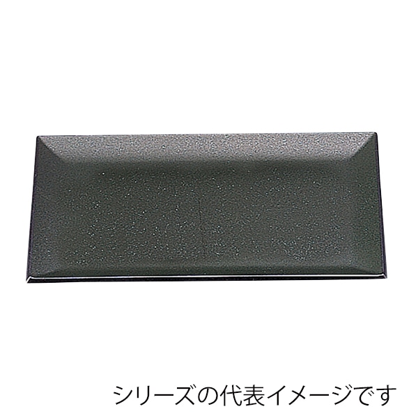 福井クラフト 長角トレー　尺4　吹上盆 グレーメタ普賢塗弱SL 17414140 1枚（ご注文単位1枚）【直送品】