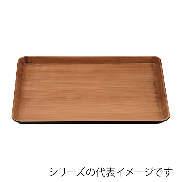 福井クラフト 長角トレー　尺1　重厚型　戦国長手盆 和柾目弱SL 17417470 1枚（ご注文単位1枚）【直送品】
