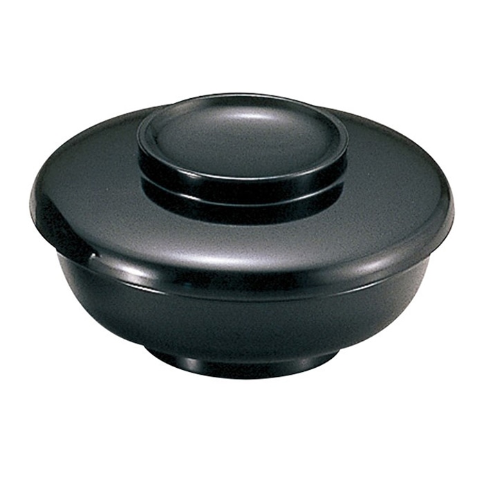 福井クラフト 八十椀 平椀 蓋親セット 黒2度塗 35051250 1個(ご注文単位1個)【直送品】