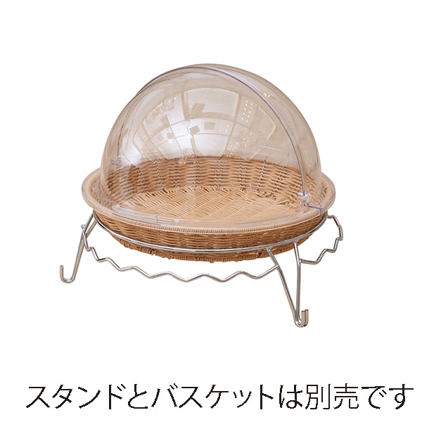 福井クラフト ビュッフェ用品　バスケット用ポリカーボネイトカバー 丸 70022680 1個（ご注文単位1個）【直送品】